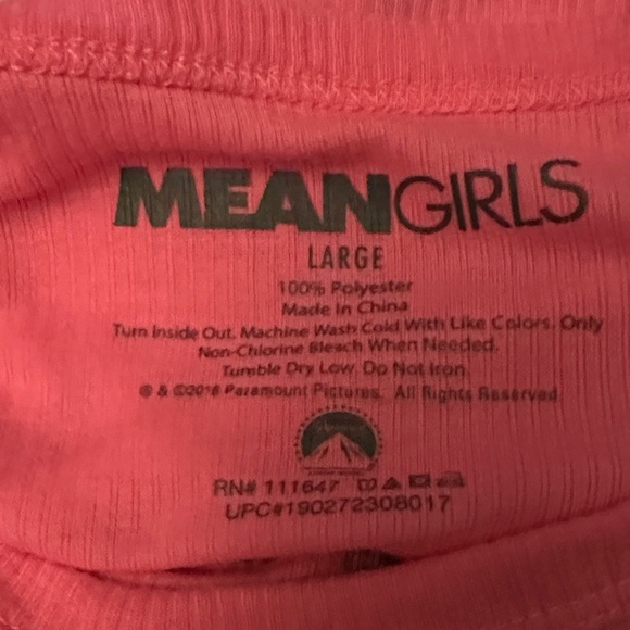 Mean Girls Pink Sleeveless Top - Picture 3 of 3